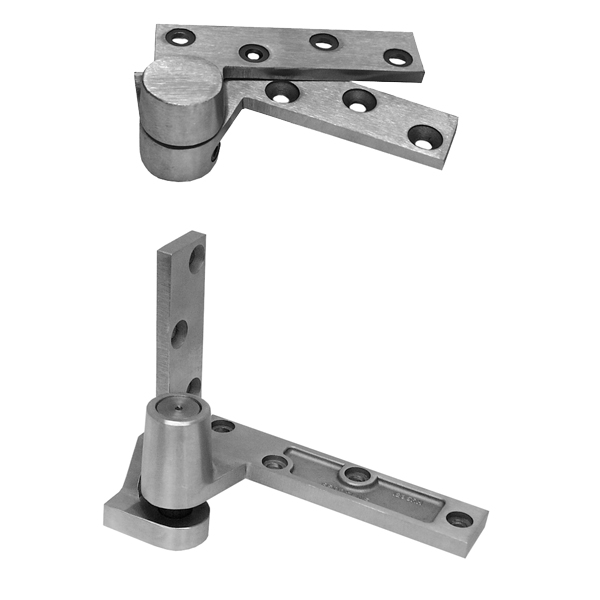 Brookline Stainless Steel 3/4" Offset Hung Jamb Mount Pivot Set Epivots