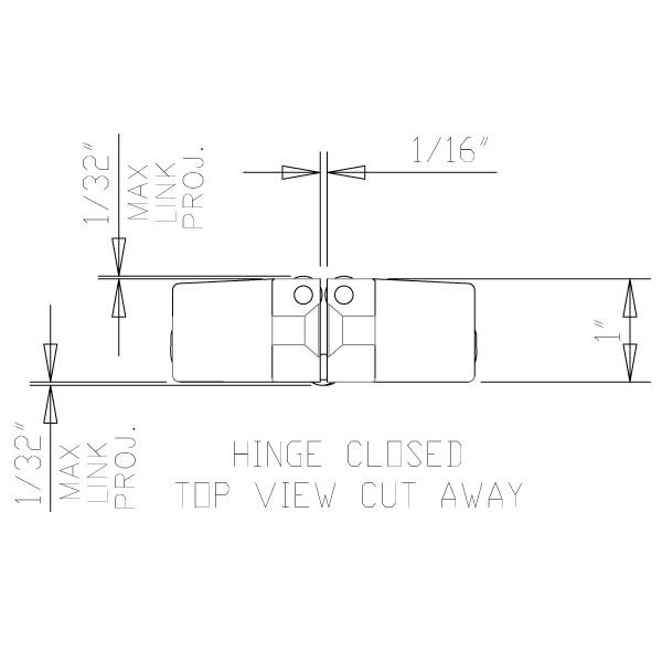 SOSS 216 Invisible Hinge
