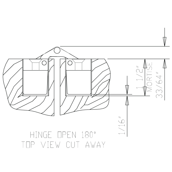 SOSS 216 Invisible Hinge