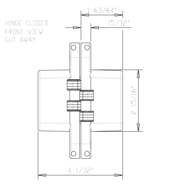 SOSS 220 Invisible Hinge