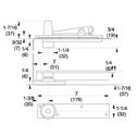 Rixson 370 Dimensions