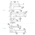 147x1-1/2 Offset Pivot Dimensions