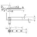 176 Center Hung Pivot Set Dimensions