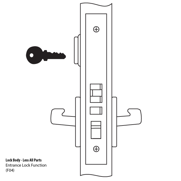 YALE MORTISE LOCK ARMOR FRONT PLATE BRUSHED ALUM 